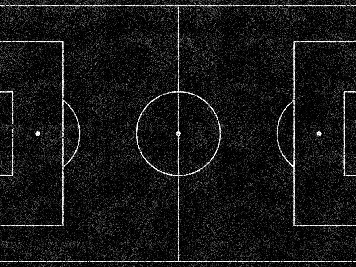 Вид на футбольное поле обои