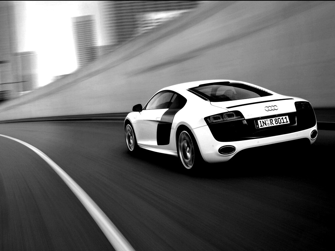 Ауди вид сзади обои