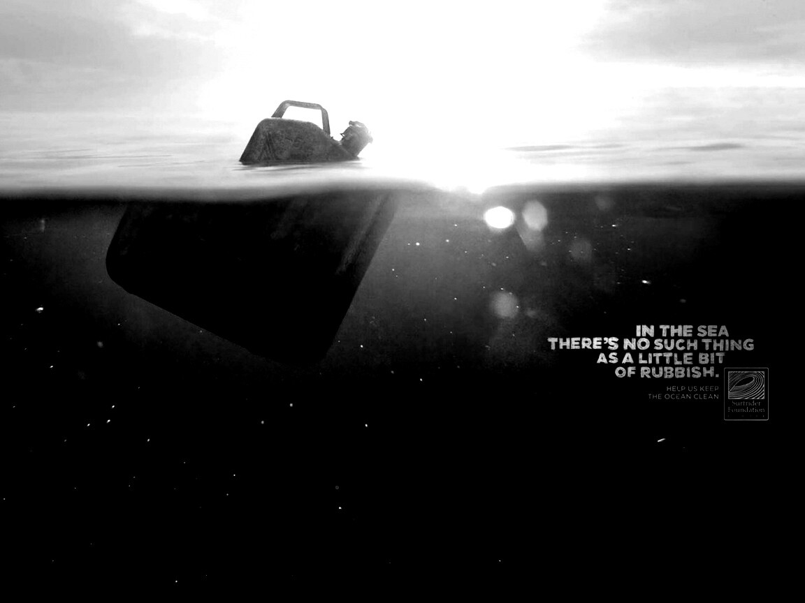 Не бывает "немного" мусора обои