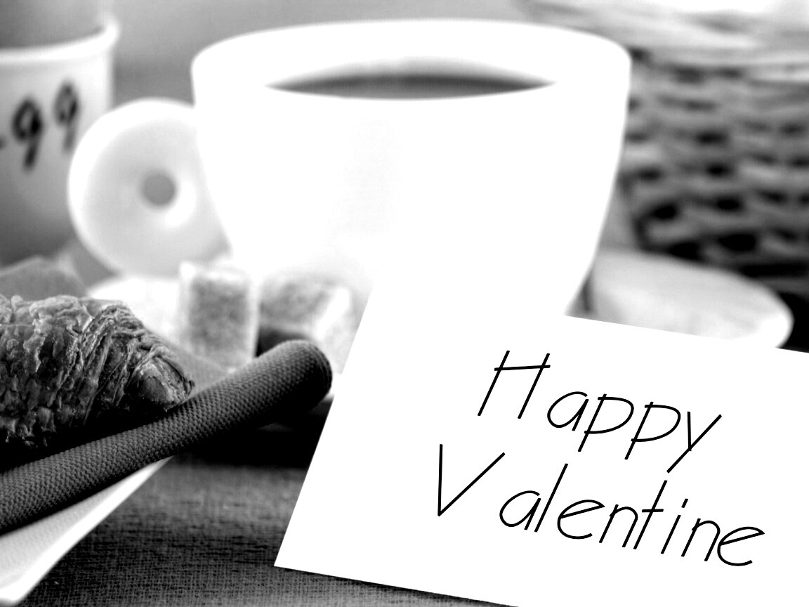 Завтрак на День Святого Валентина обои