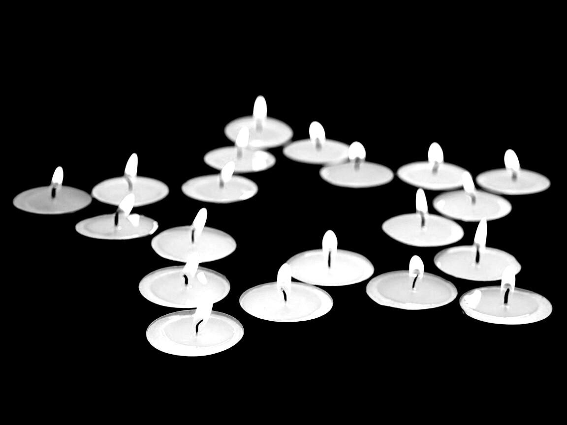 Звезда из свечек обои