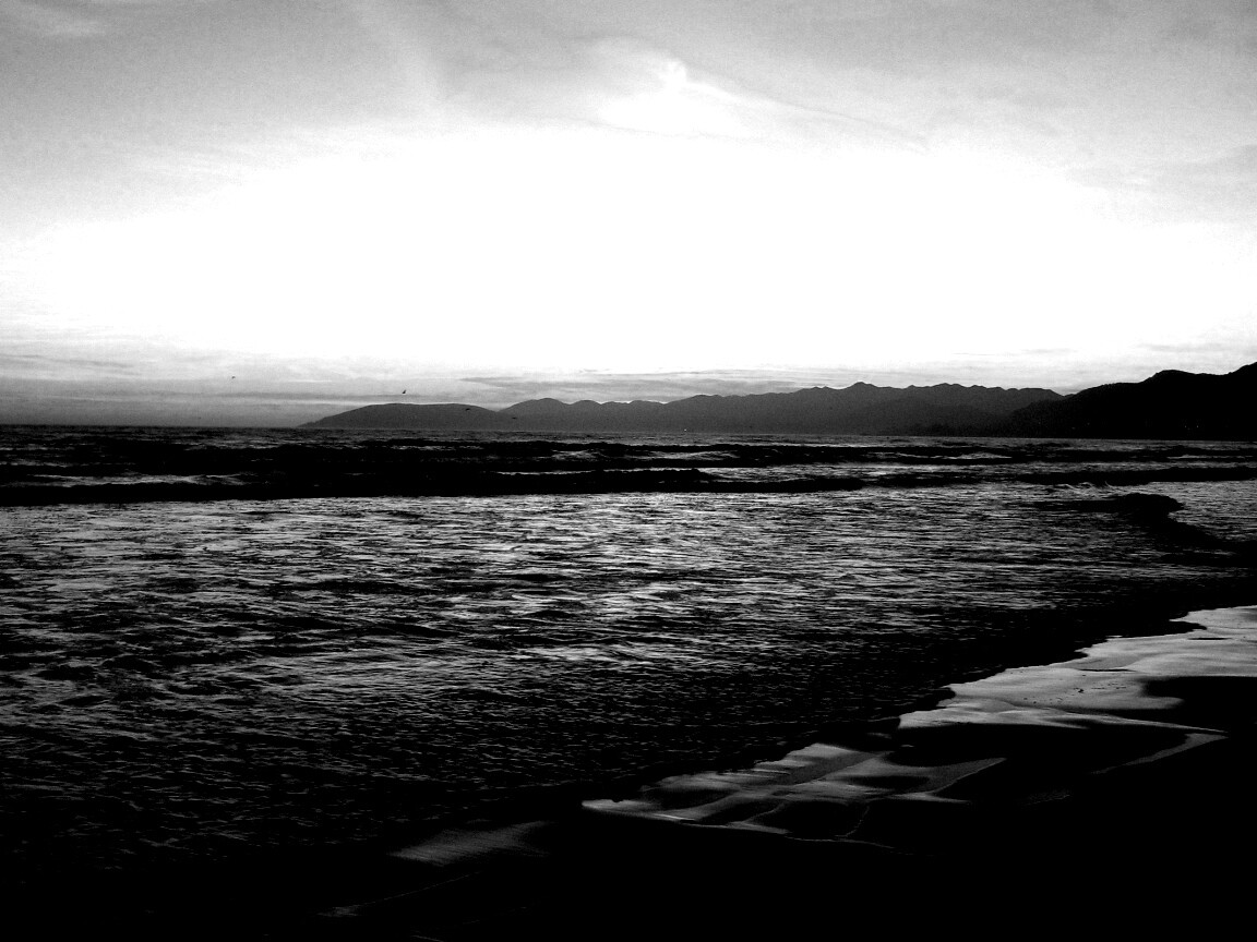 Восход на море обои