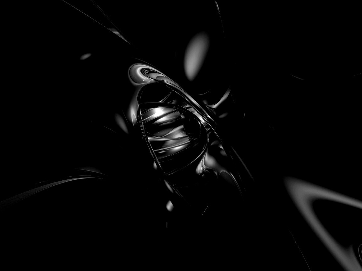 Темная переливчатая абстракция обои