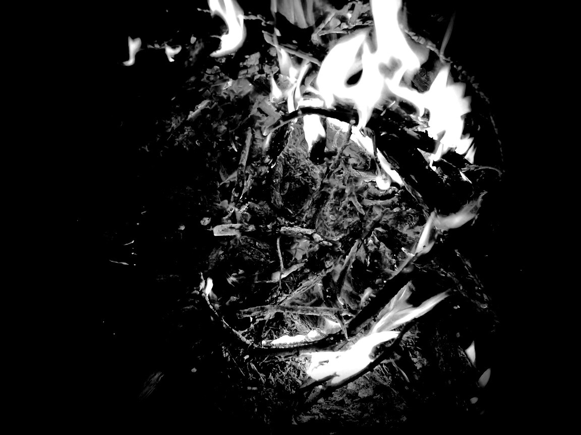 Костёр крупным планом обои