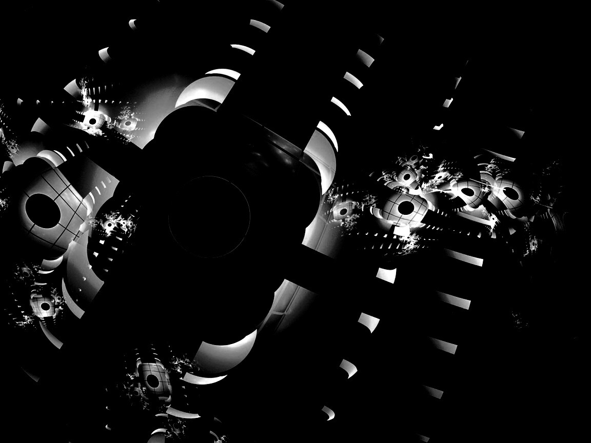 Абстрактные темно-зеленые фигуры обои