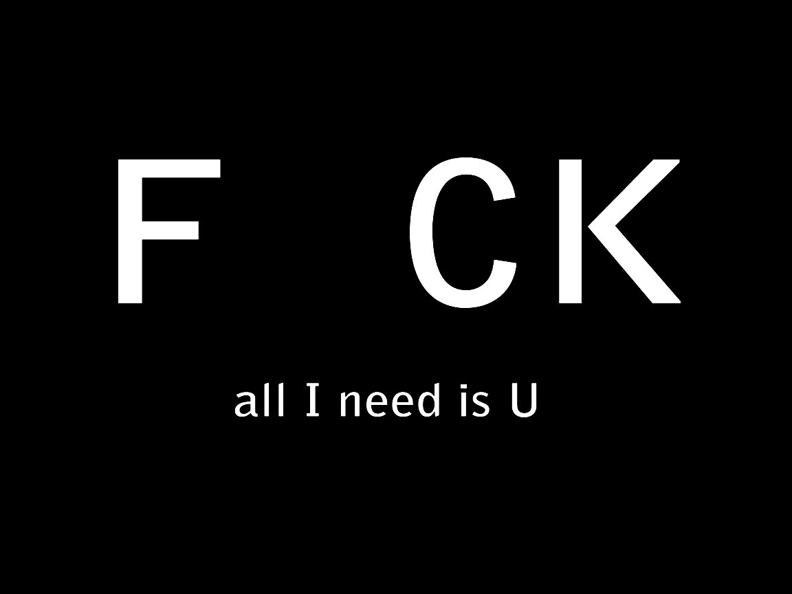 Всё что мне нужно — U обои