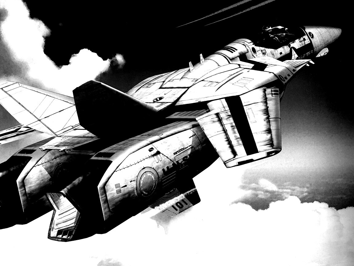 Реактивный самолёт будущего обои