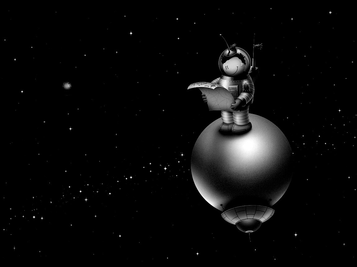 Космонват на луне обои