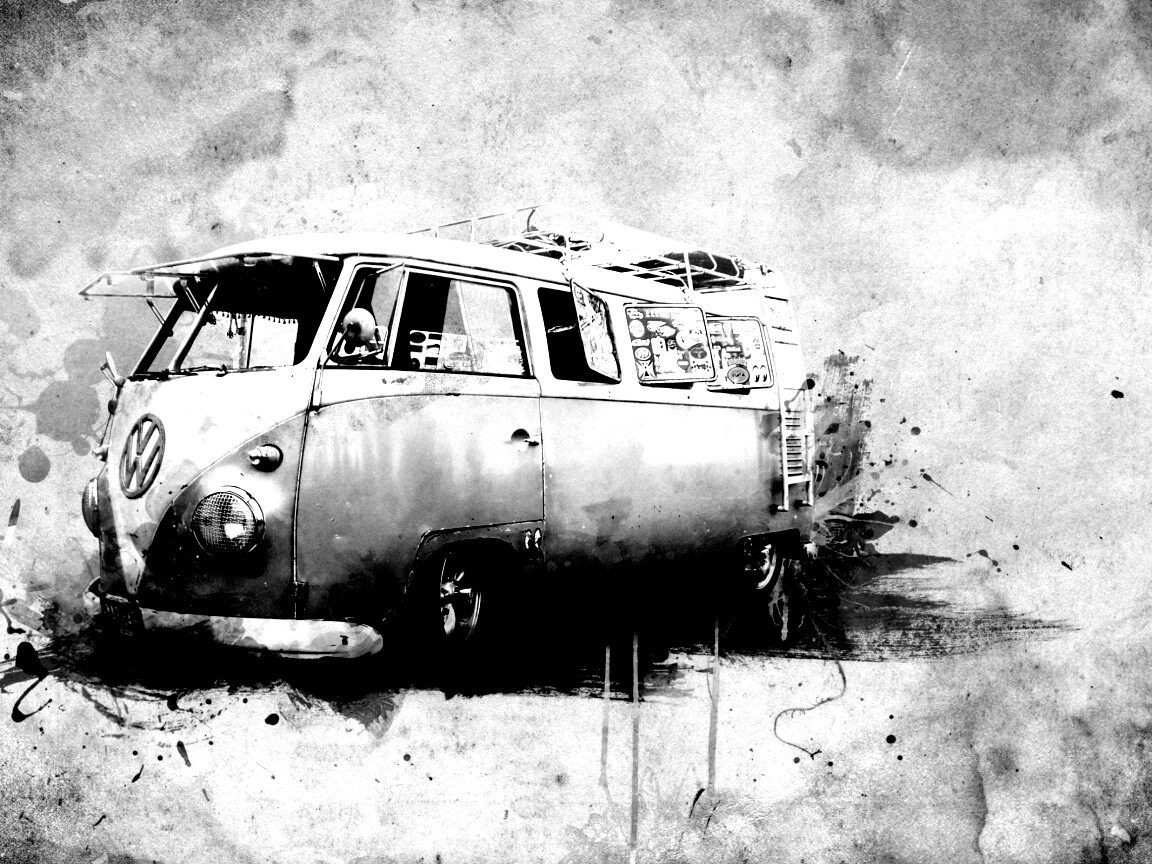 Фольксваген 56 года - лучший фургон для путешествий обои