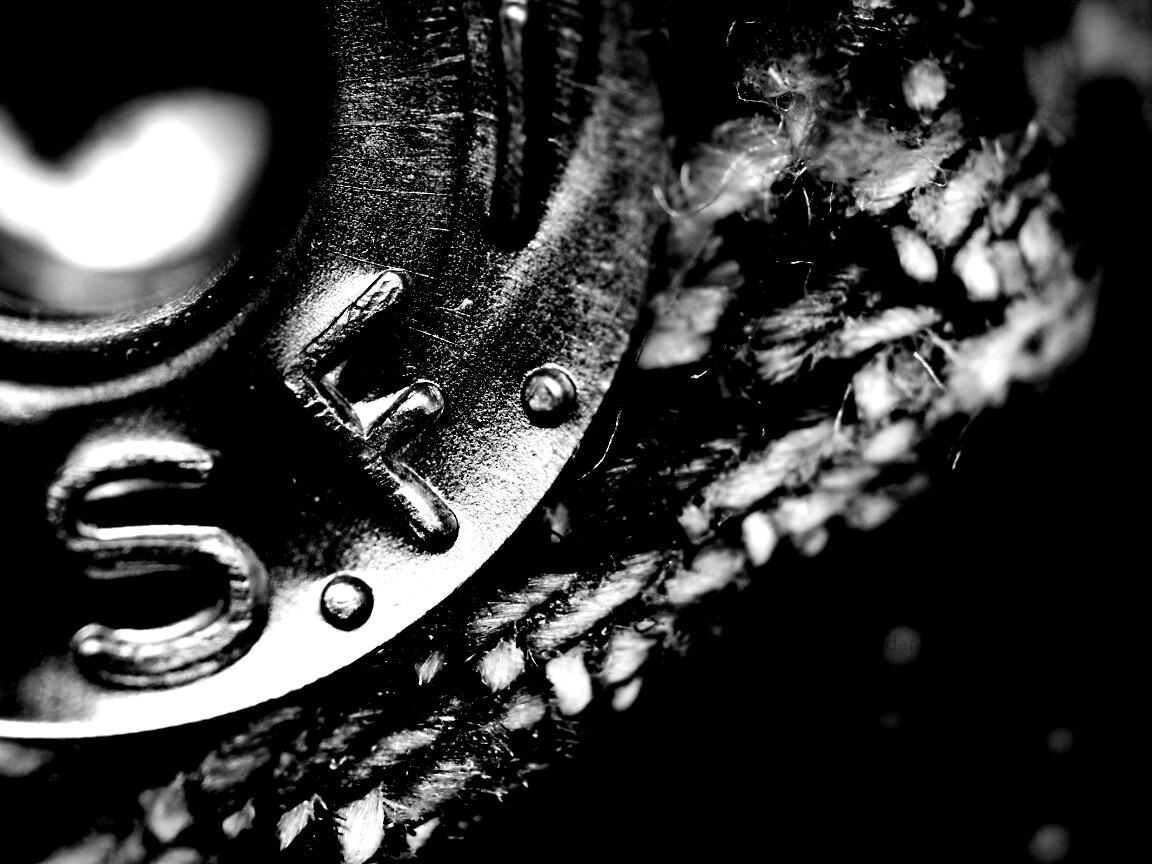 Заклепка на джинсах в макро обои