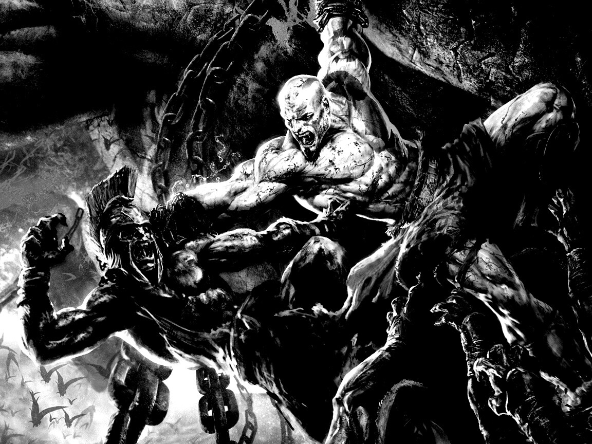 Бог войны обои