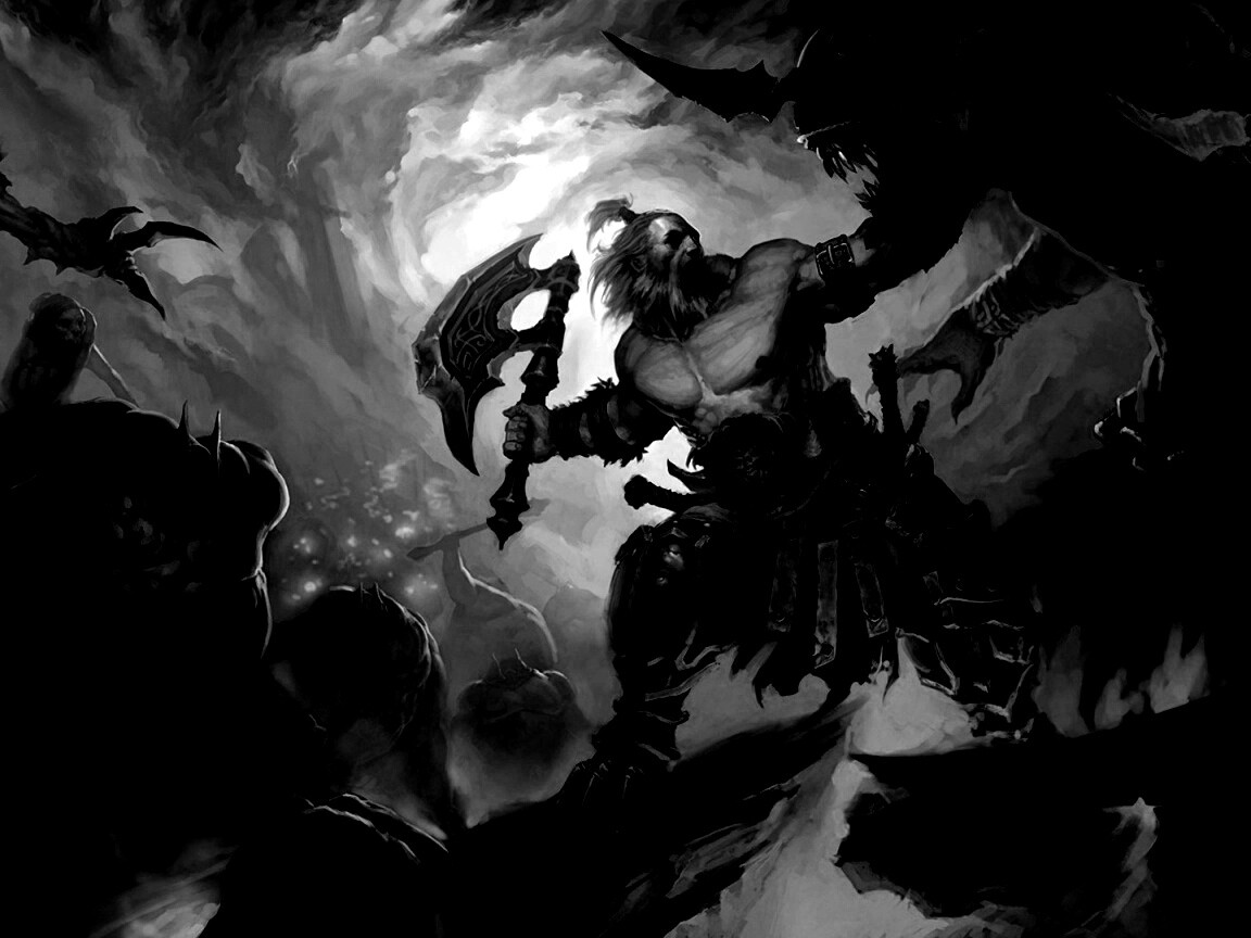 Варвар из Diablo 3 обои