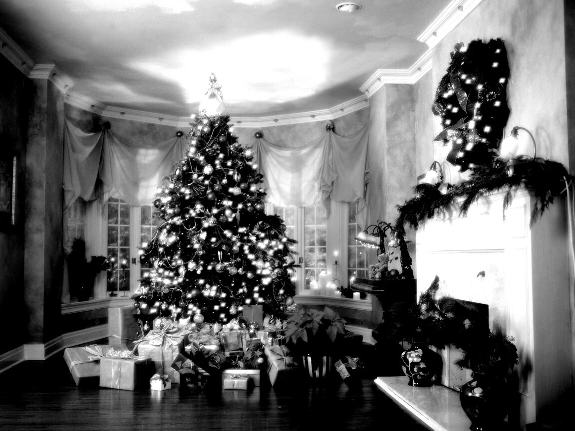 Подарки под ёлкой обои