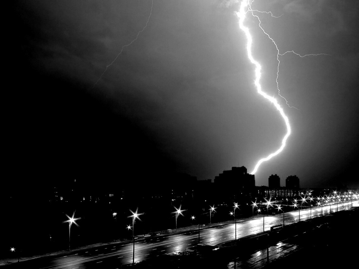 Молния обои