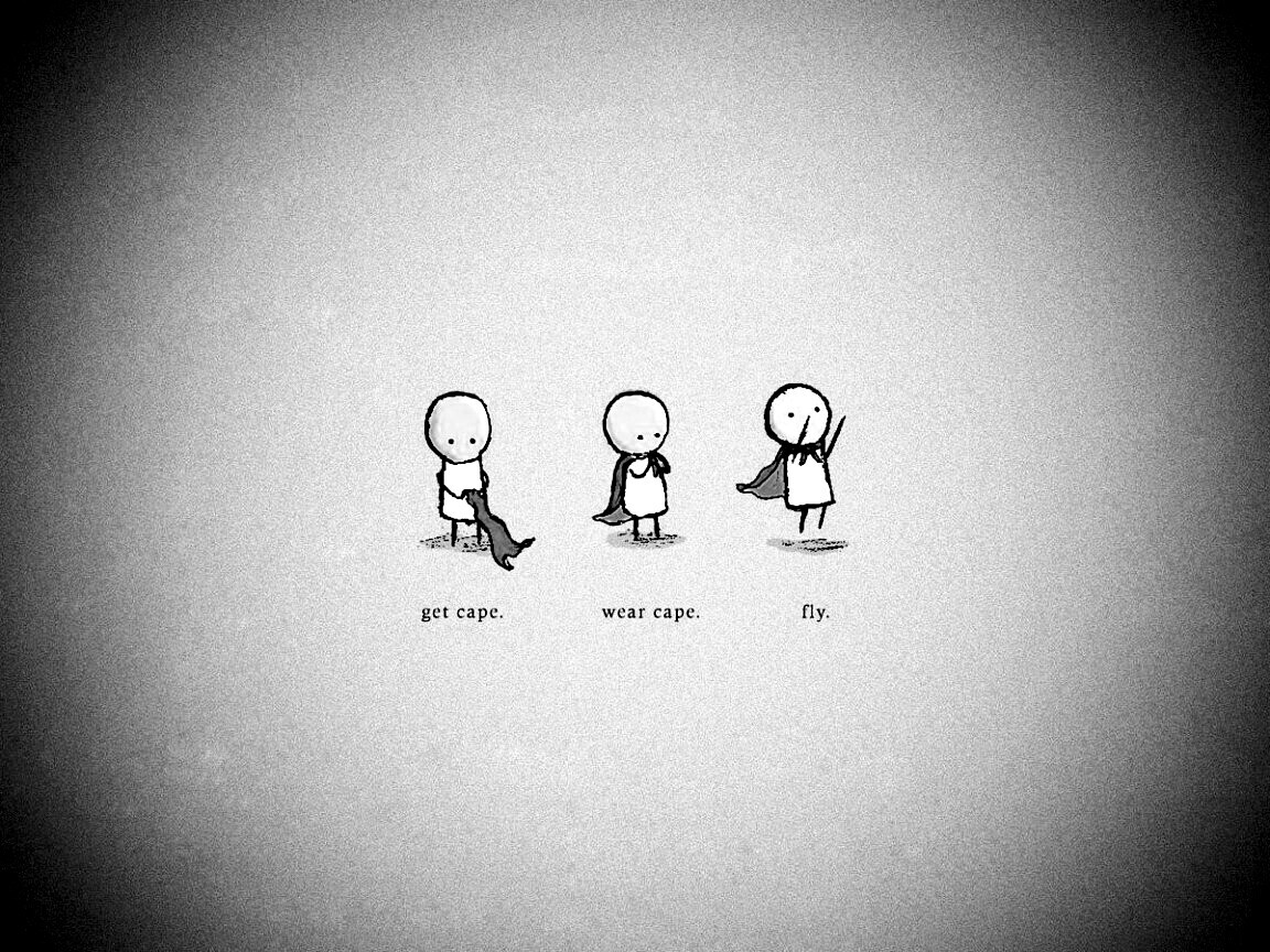 Возьми плащ, одень плащ, лети. обои