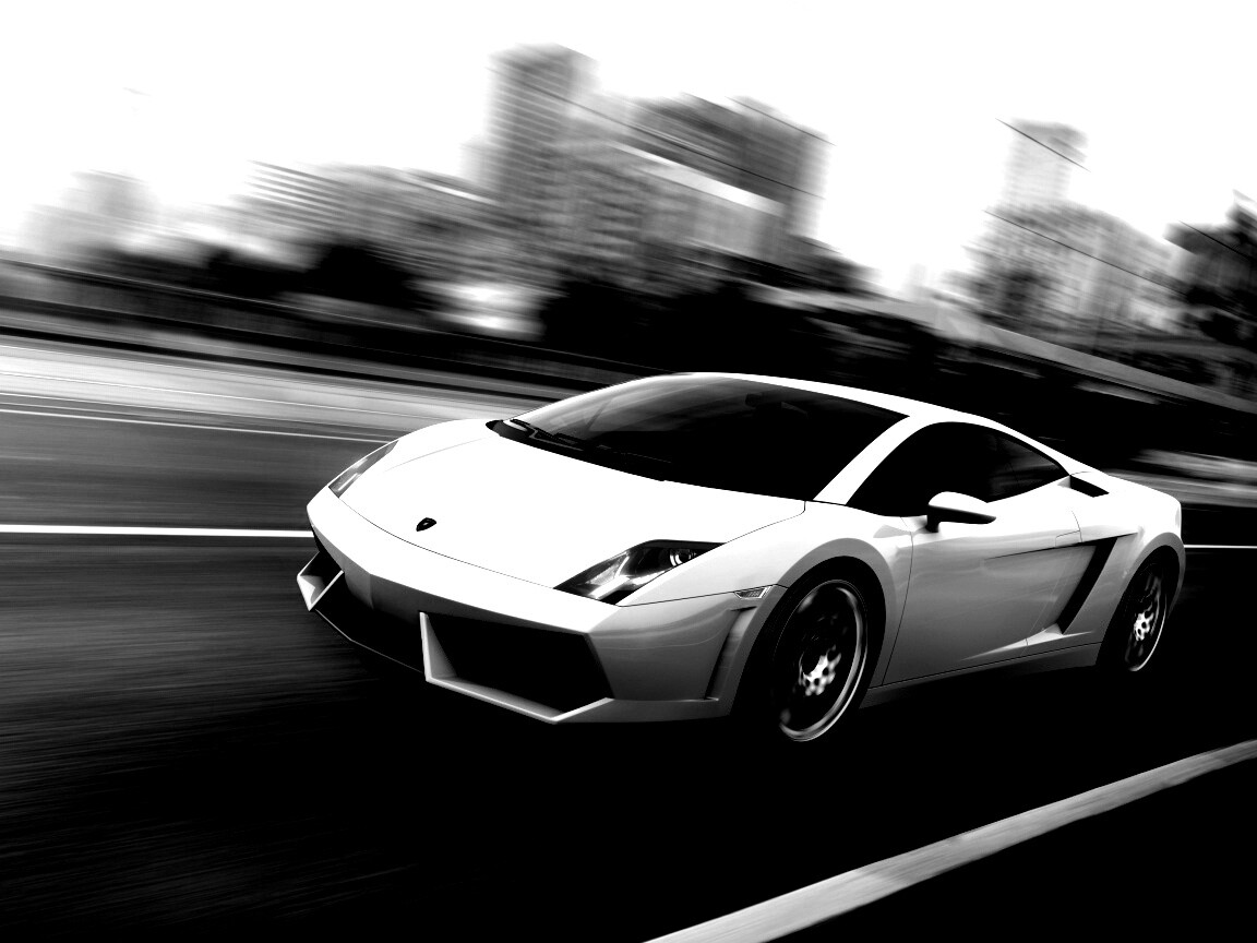 Серый Ламборджини обои