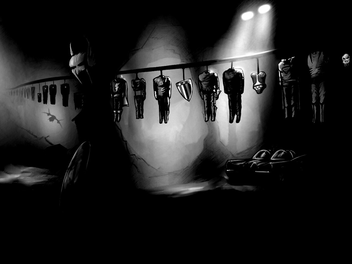 Пещера супергероев обои