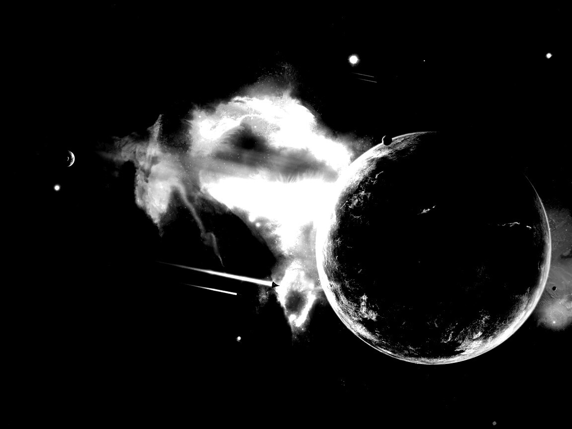 Живописный космос обои