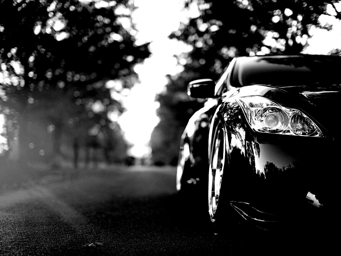 Автомобиль на закате обои