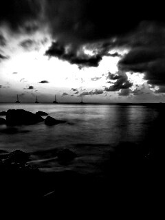 Кровавое море обои