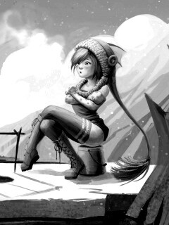 Тяготы зимней рыбалки обои