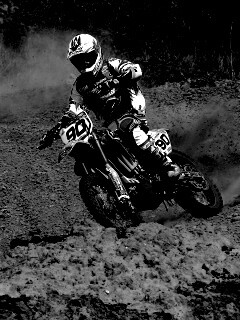 На мототреке обои