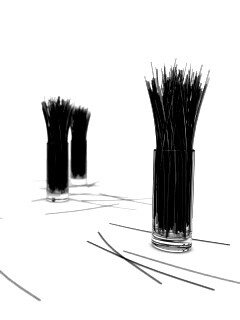 Трава в стакане обои