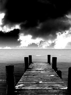 Деревянный причал обои