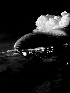 Инопланетный дирижабль обои