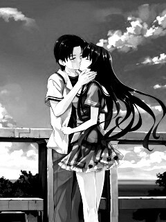 Поцелуй на набережной обои