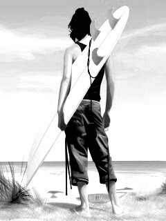 В ожидании волны обои