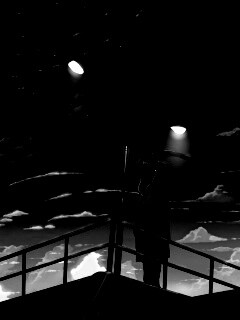 Под фонарем обои