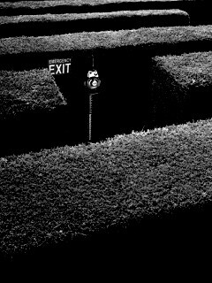 Аварийный выход из лабиринта, газонокосилки обои