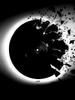 Разрывающийся винил обои