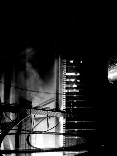 Выброс в городе будущего обои