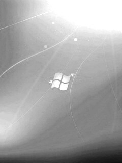 Оранжевый логотип Windows обои