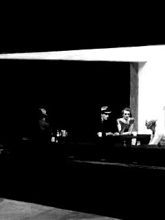 Ночное кафе обои