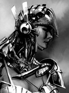 Девушка в силовой броне обои