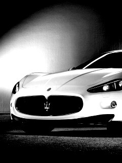 Белый Мазерати обои