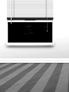 Полосатый пол и стечатое окно обои