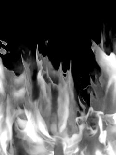 Желтое пламя обои