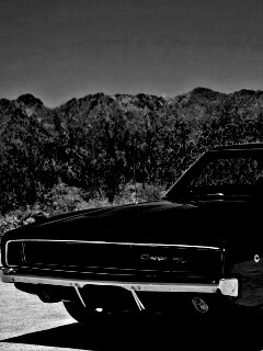 Черный Додж обои