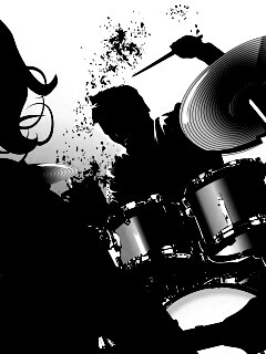 Барабанщик зажигает обои