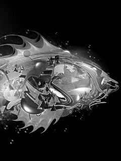 Абстрактная рыба обои