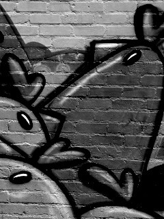 Граффити Курица с цыплятами обои