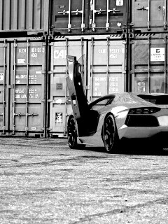 Оранжевый Авентадор обои