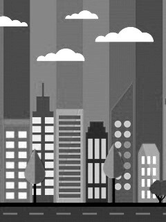 Векторный рисунок города обои