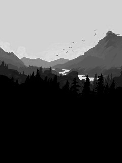 Зеленый Firewatch обои