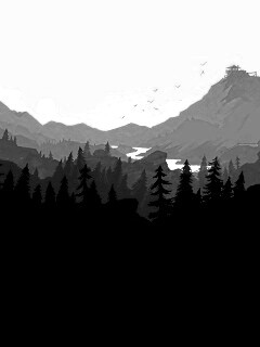 Красный Firewatch обои