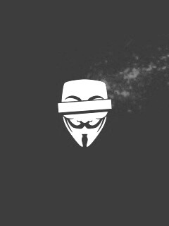 Маска Анонимуса и брызги обои